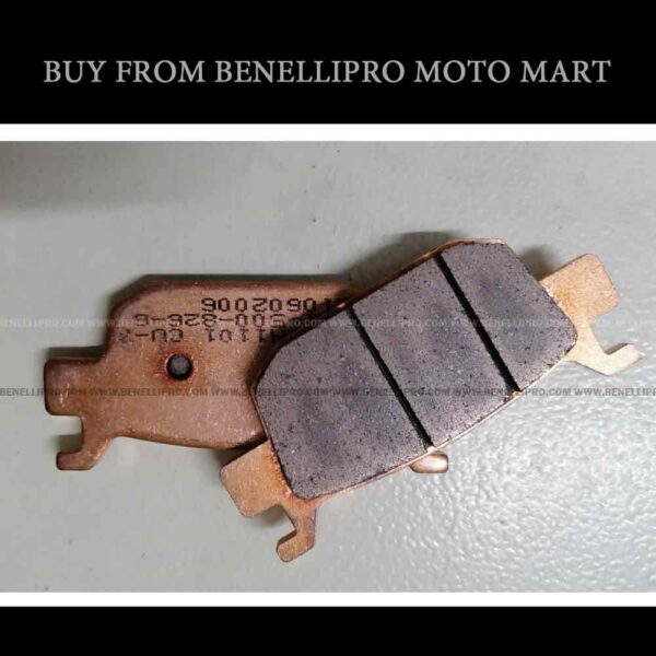 Rear Brake Pads for Benelli TNT 25, TRK 251, 251 S, 302 R, 302 S, Imperiale 400, TRK 502 and 502X