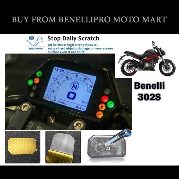 Speedometer screen protector for Benelli 302S