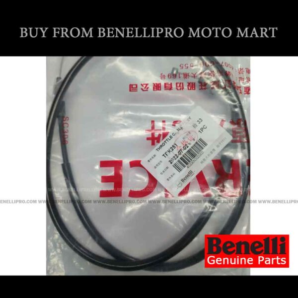 Throttle Cable for Benelli TRK 251