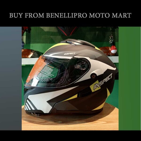 Motorcycle Dual Visor Flip Up Full Face Helmet