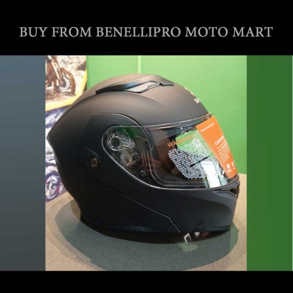 Motorcycle Dual Visor Flip Up Full Face Helmet